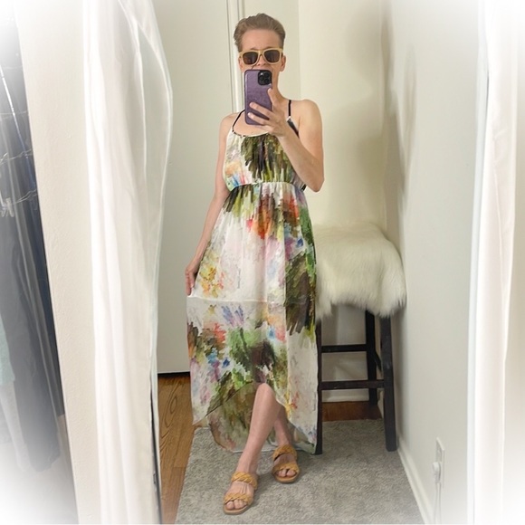 💕Beautiful TopShop High Low Spaghetti Strap Dress💕 - Picture 2 of 16